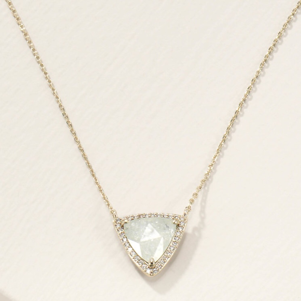 Stella & Dot | Shimmering Pale Gold+Pavé Sommerville Delicate Pendant Ne… - Picture 11 of 12